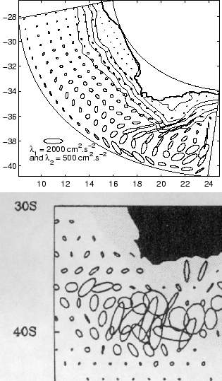 \begin{figure}
\centerline{\psfig{figure=Figures/Chap3/ellipses.eps,width=7cm}}...
...nterline{\psfig{figure=Figures/Chap3/ellipses_alti.eps,width=7cm}}
\end{figure}